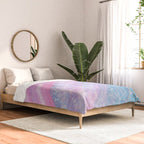 Soft Summer Light 1 - Pastel Pool Water Abstract Comforter Gallery Image 2