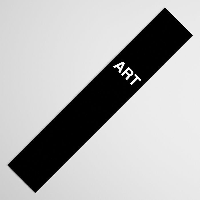 " Art " (Negative) Table Runner Gallery Image 3