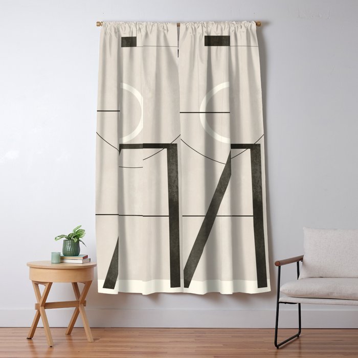 Geometric Shapes 17 Window Curtain Gallery Image 5