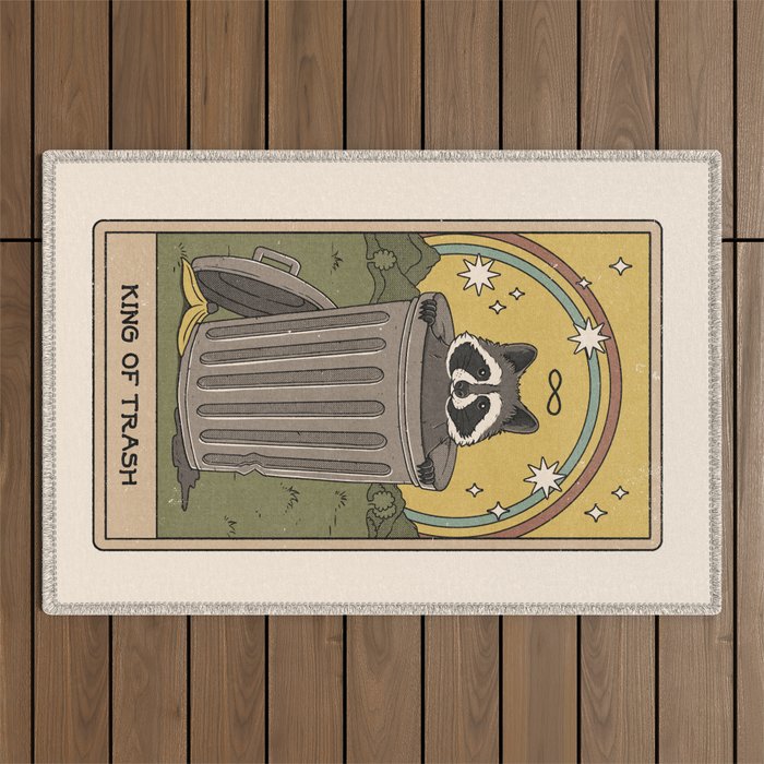 King of Trash Outdoor Rug Gallery Image 1