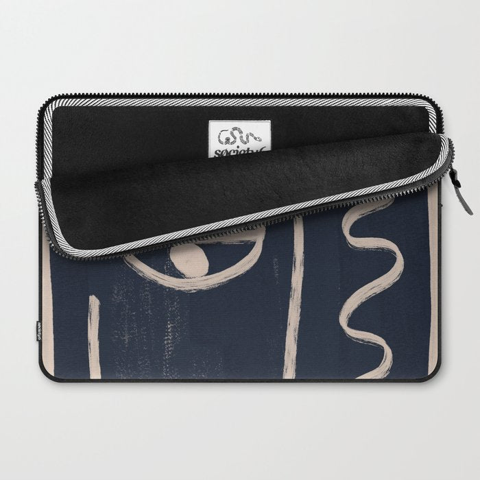 Abstract Face 23 Laptop Sleeve Gallery Image 2