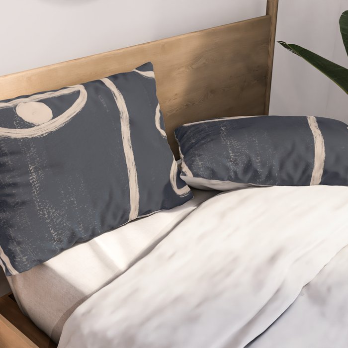 Abstract Face 23 Pillow Sham Gallery Image 2