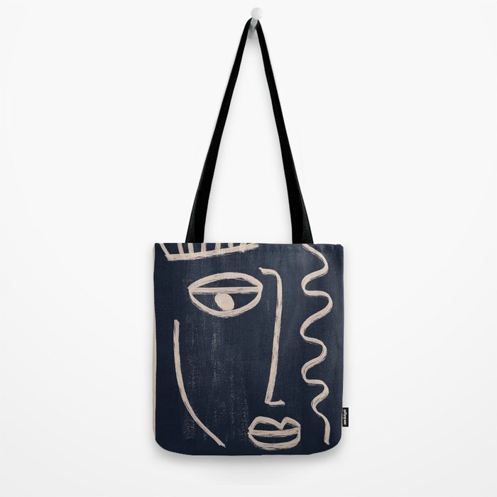 Abstract Face 23 Tote Bag Gallery Image 2