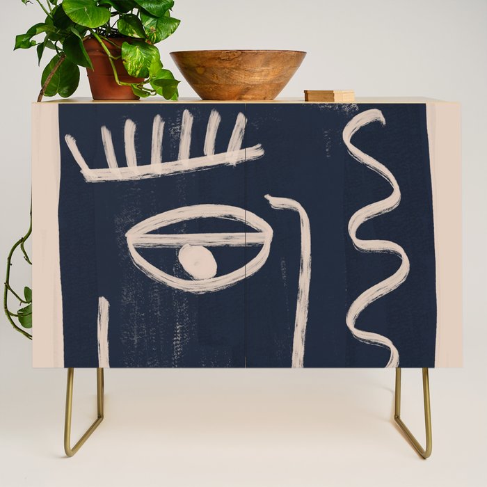 Abstract Face 23 Credenza Gallery Image 1