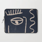 Abstract Face 23 Laptop Sleeve Gallery Image 1