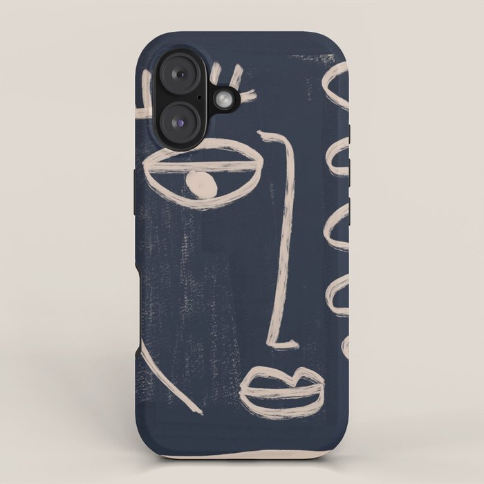 Abstract Face 23 iPhone Case Gallery Image 1