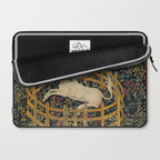 The Unicorn Rests in a Garden from the Unicorn Tapestries Laptop Sleeve Gallery Image 2