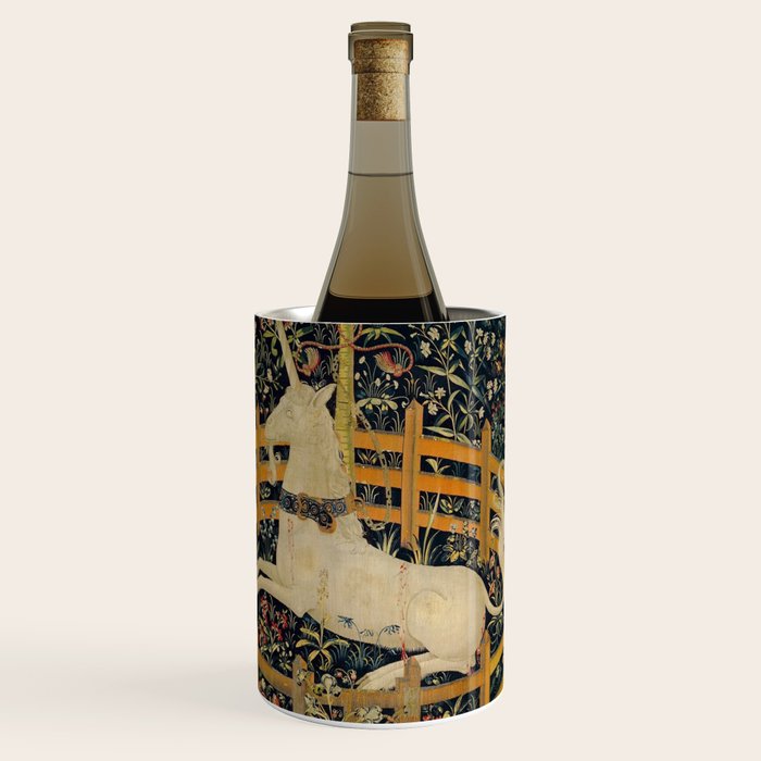 The Unicorn Rests in a Garden from the Unicorn Tapestries Wine Chiller Gallery Image 1