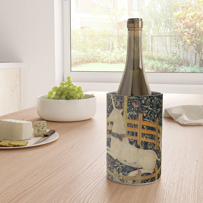 The Unicorn Rests in a Garden from the Unicorn Tapestries Wine Chiller Gallery Image 4