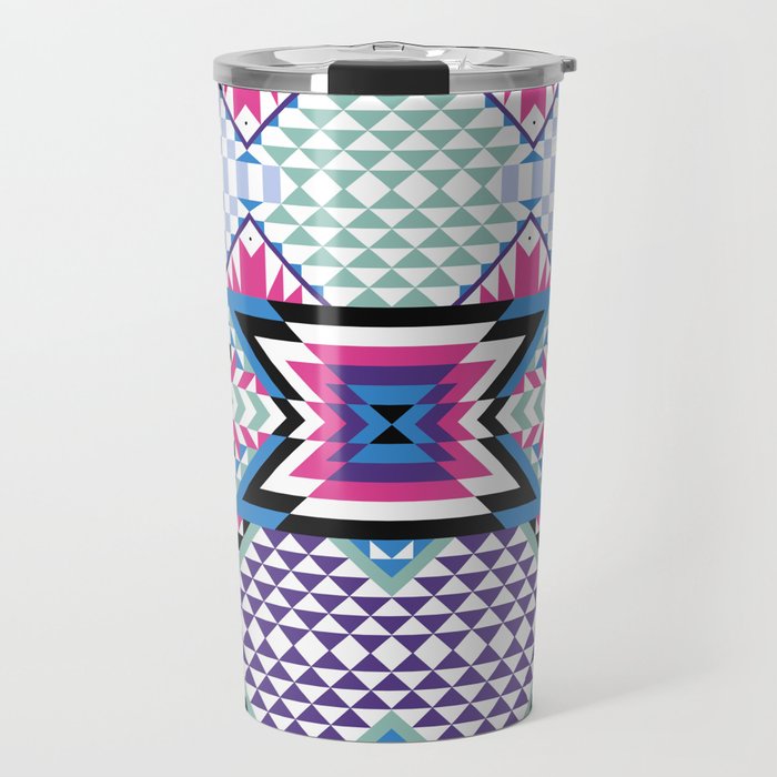 MB2 Tribal geometric Travel Mug Gallery Image 1