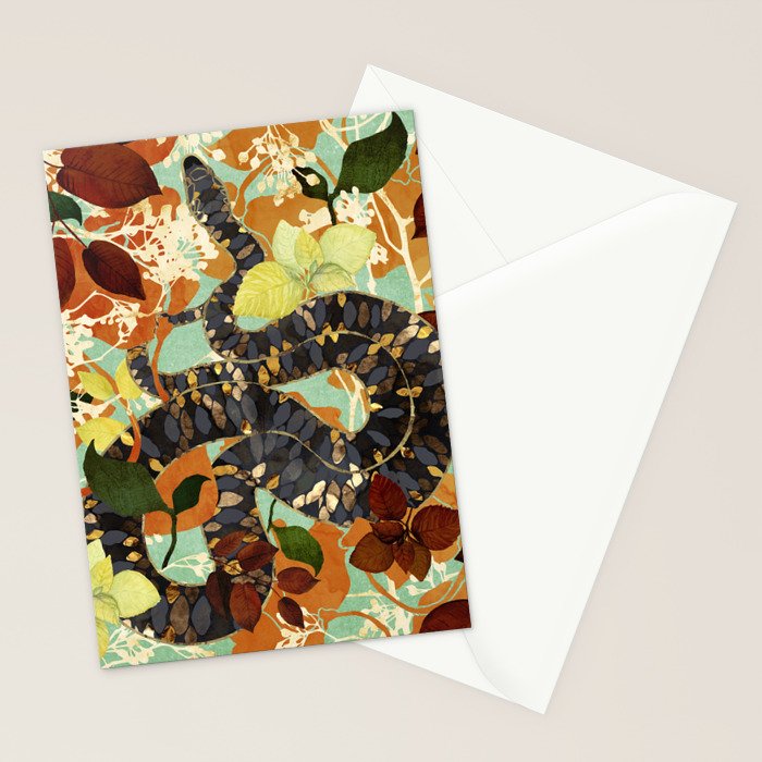 Fall Serpent Garden Stationery Card Gallery Image 2