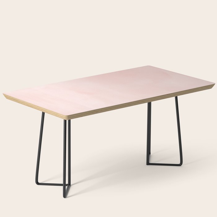 Seashell Pink Watercolor Coffee Table Gallery Image 1