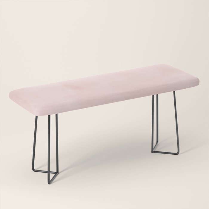 Seashell Pink Watercolor Bench Gallery Image 1