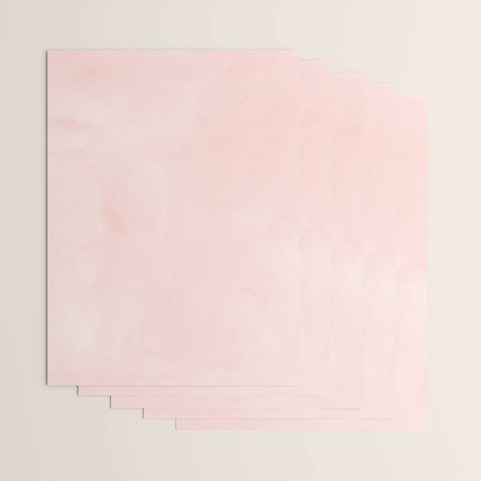 Seashell Pink Watercolor Wrapping Paper Gallery Image 3