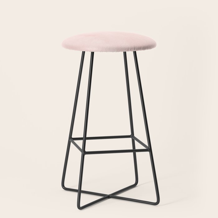 Seashell Pink Watercolor Stool Gallery Image 1