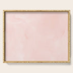 Seashell Pink Watercolor Serving Tray Gallery Image 1