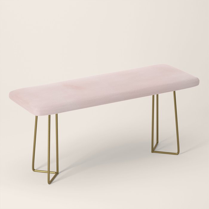 Seashell Pink Watercolor Bench Gallery Image 2