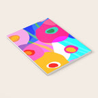 Minimal Matisse Floral Bouquet Poster on Azure Blue Notebook Gallery Image 3