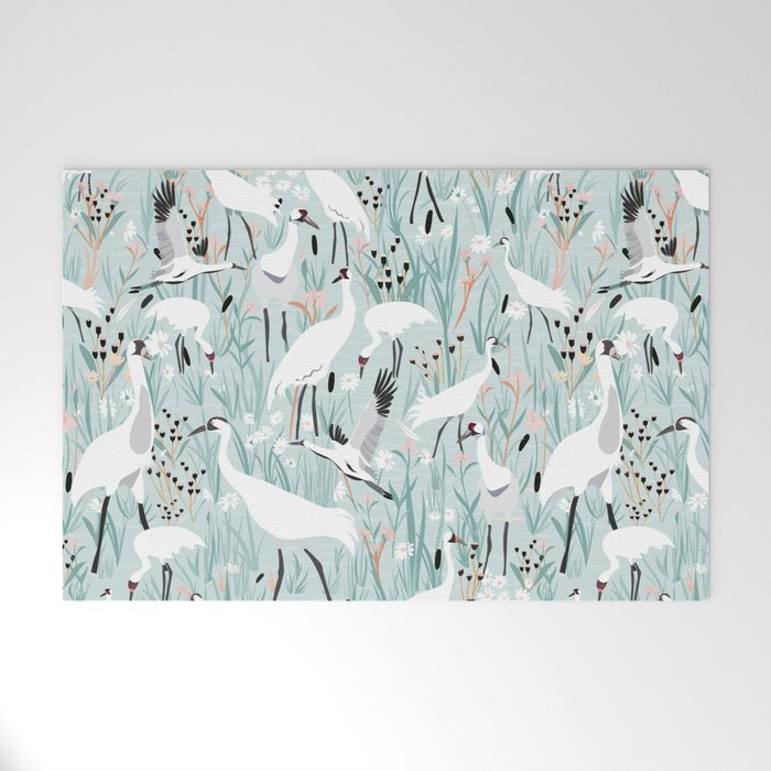 Whooping cranes comeback species light blue  Welcome Mat Gallery Image 1
