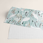 Whooping cranes comeback species light blue  Wrapping Paper Gallery Image 2