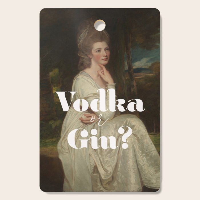 Vodka or Gin? Cocktail Bar Cutting Board Gallery Image 1