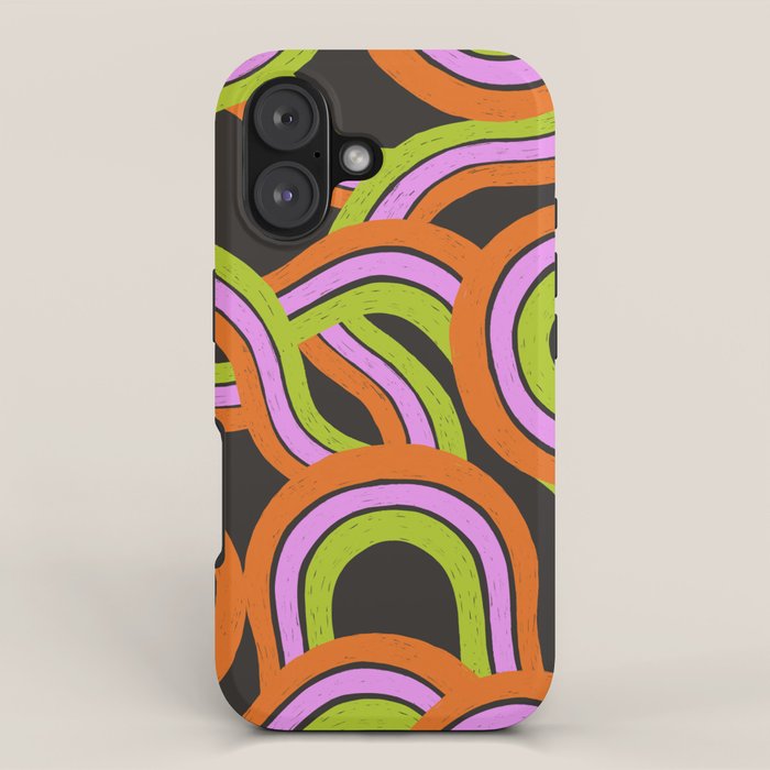 Moka Pot Rainbow - Black iPhone Case Gallery Image 1