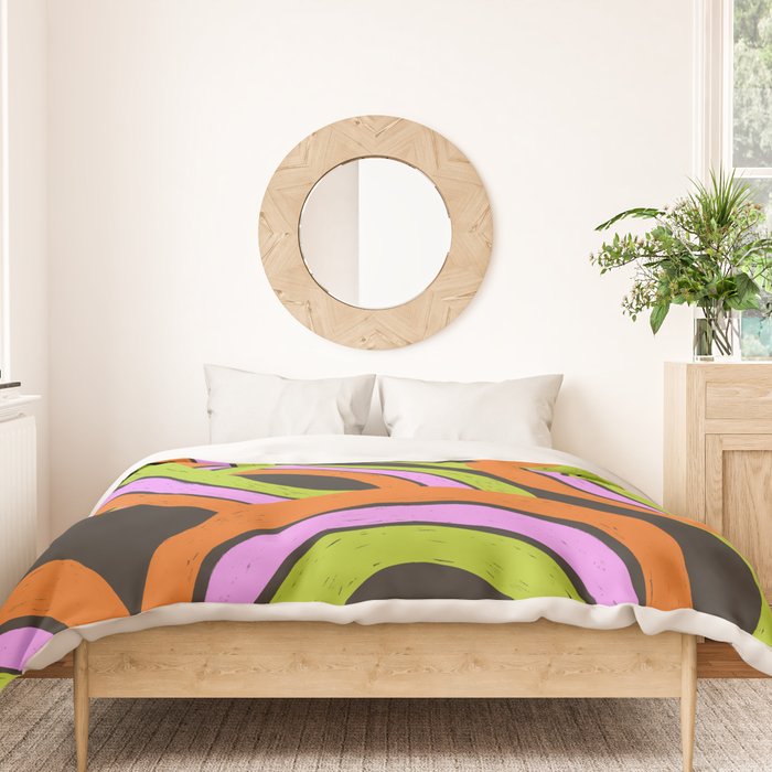 Moka Pot Rainbow - Black Duvet Cover Gallery Image 3