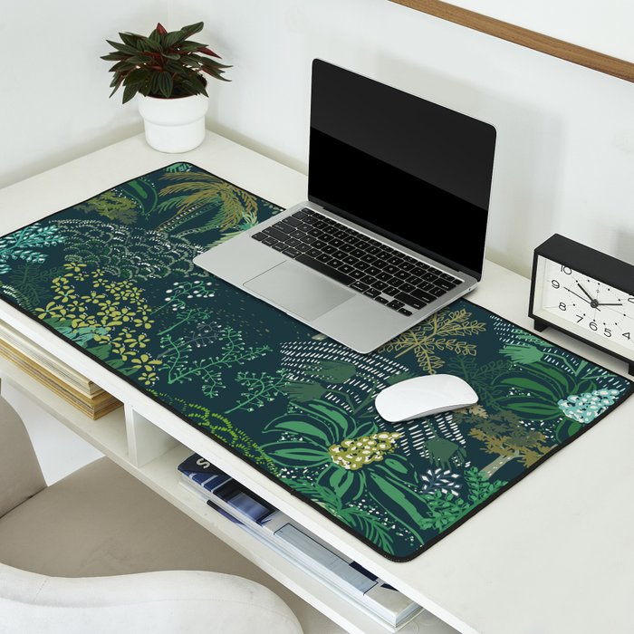 Italian landscape dark green Desk Mat Gallery Image 2