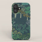 Italian landscape dark green iPhone Case Gallery Image 1