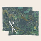 Italian landscape dark green Placemat Gallery Image 1
