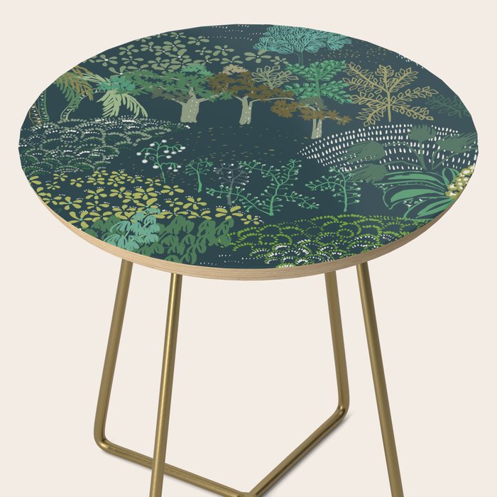 Italian landscape dark green Side Table Gallery Image 2
