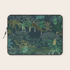 Italian landscape dark green Laptop Sleeve Gallery Image 1