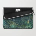 Italian landscape dark green Laptop Sleeve Gallery Image 2