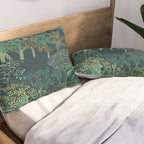 Italian landscape dark green Pillow Sham Gallery Image 2
