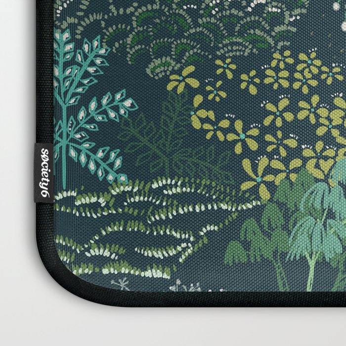 Italian landscape dark green Laptop Sleeve Gallery Image 3
