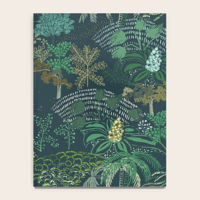 Italian landscape dark green Notebook Gallery Image 4