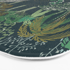 Italian landscape dark green Bath Mat Gallery Image 3