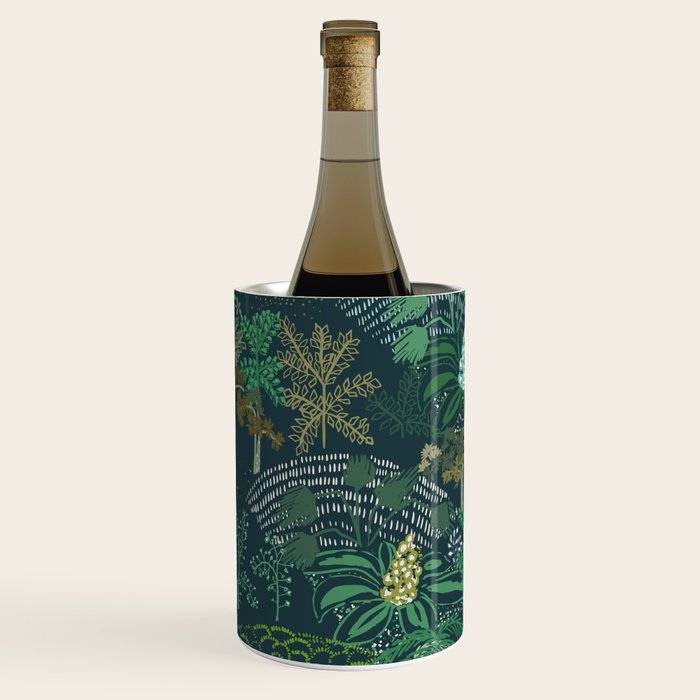 Italian landscape dark green Wine Chiller Gallery Image 3