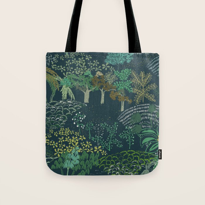 Italian landscape dark green Tote Bag Gallery Image 1