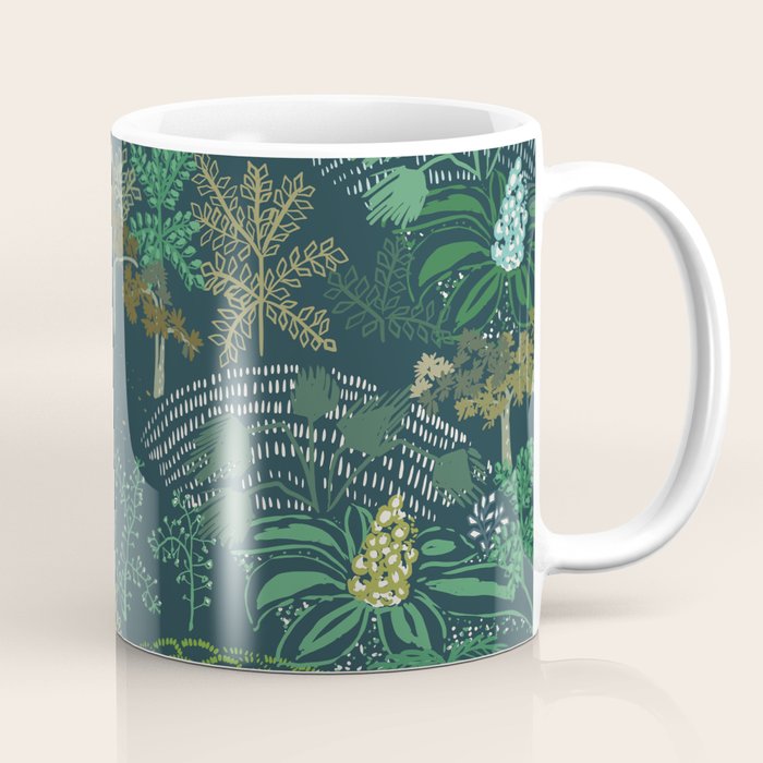 Italian landscape dark green Coffee Mug Gallery Image 1