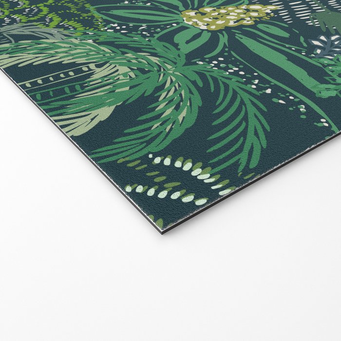 Italian landscape dark green Welcome Mat Gallery Image 2
