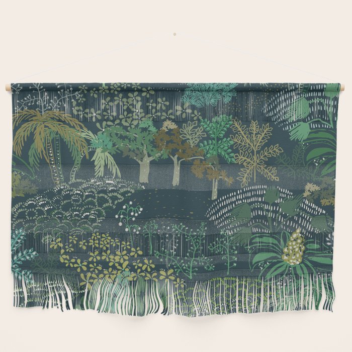 Italian landscape dark green Wall Hanging Gallery Image 1