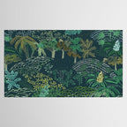Italian landscape dark green Tablecloth Gallery Image 2