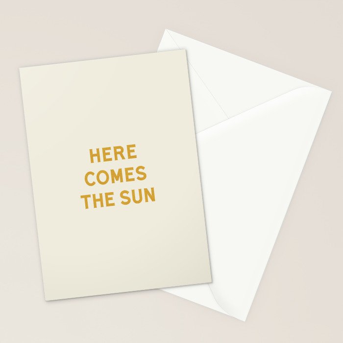Here comes the sun Stationery Card Gallery Image 2