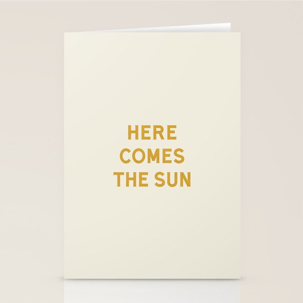 Here comes the sun Stationery Card Gallery Image 2