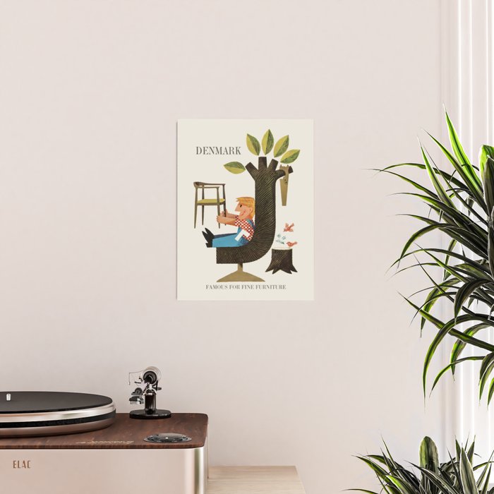 Denmark Vintage travel poster, 1960s Poster Gallery Image 2