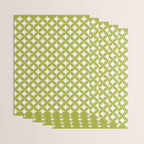 Starry Art Deco Pattern XLVII Lime Green Wrapping Paper Gallery Image 3
