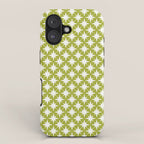 Starry Art Deco Pattern XLVII Lime Green iPhone Case Gallery Image 1