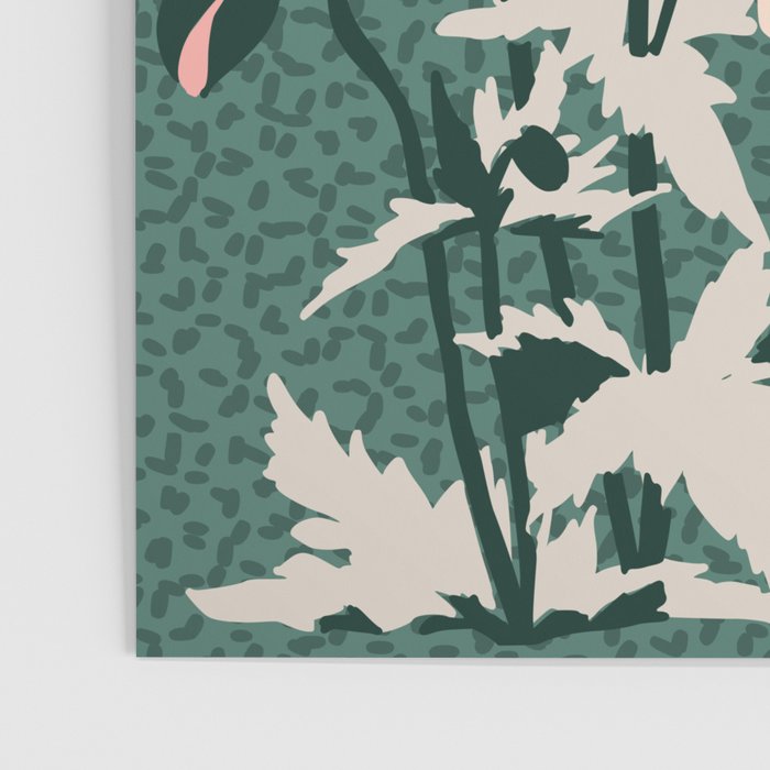 wild garden flowers: poppy flowers - modern illustration Poster Gallery Image 3