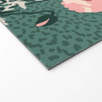 wild garden flowers: poppy flowers - modern illustration Welcome Mat Gallery Image 2